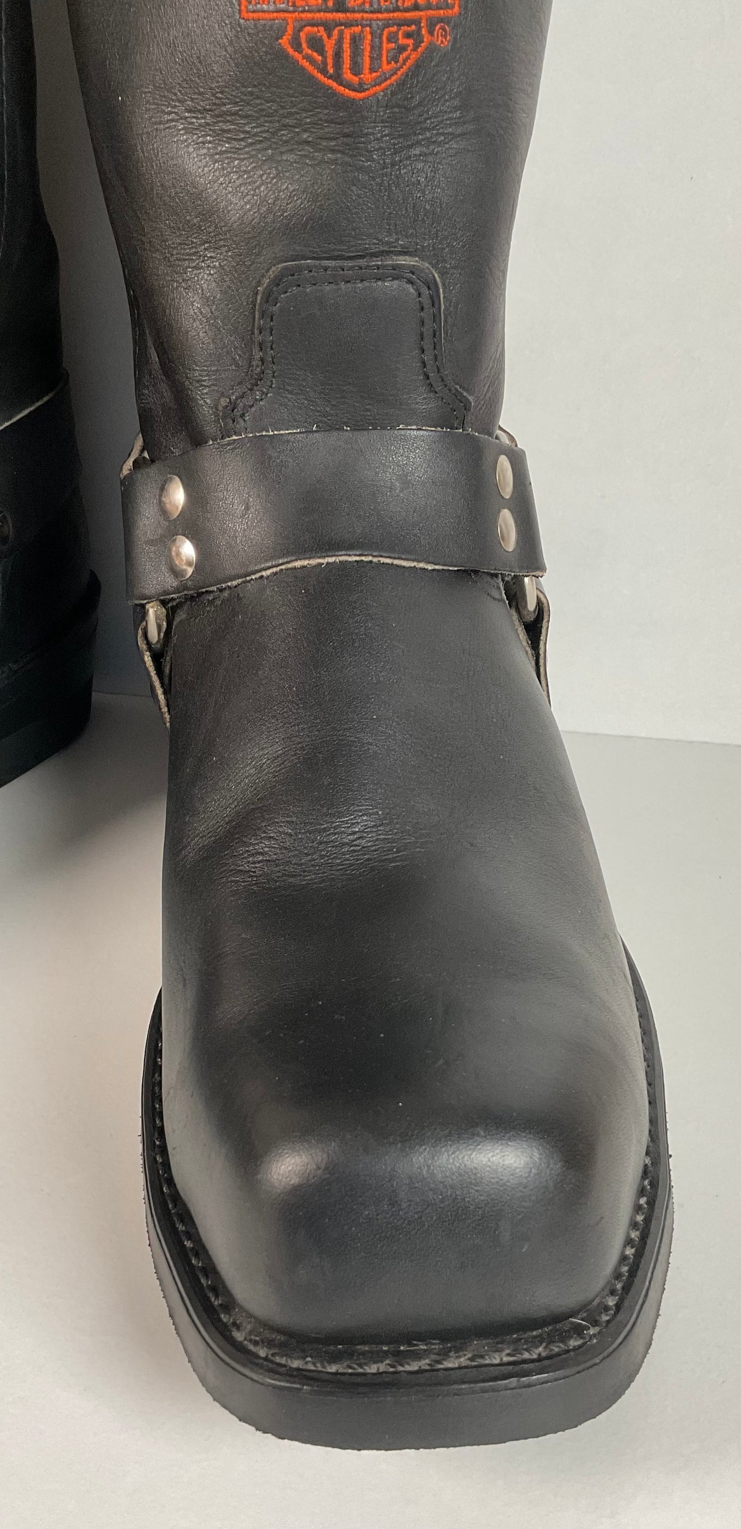 Harley Davidson Steel Toe Engineer Harness Boots 12 D O-Ring