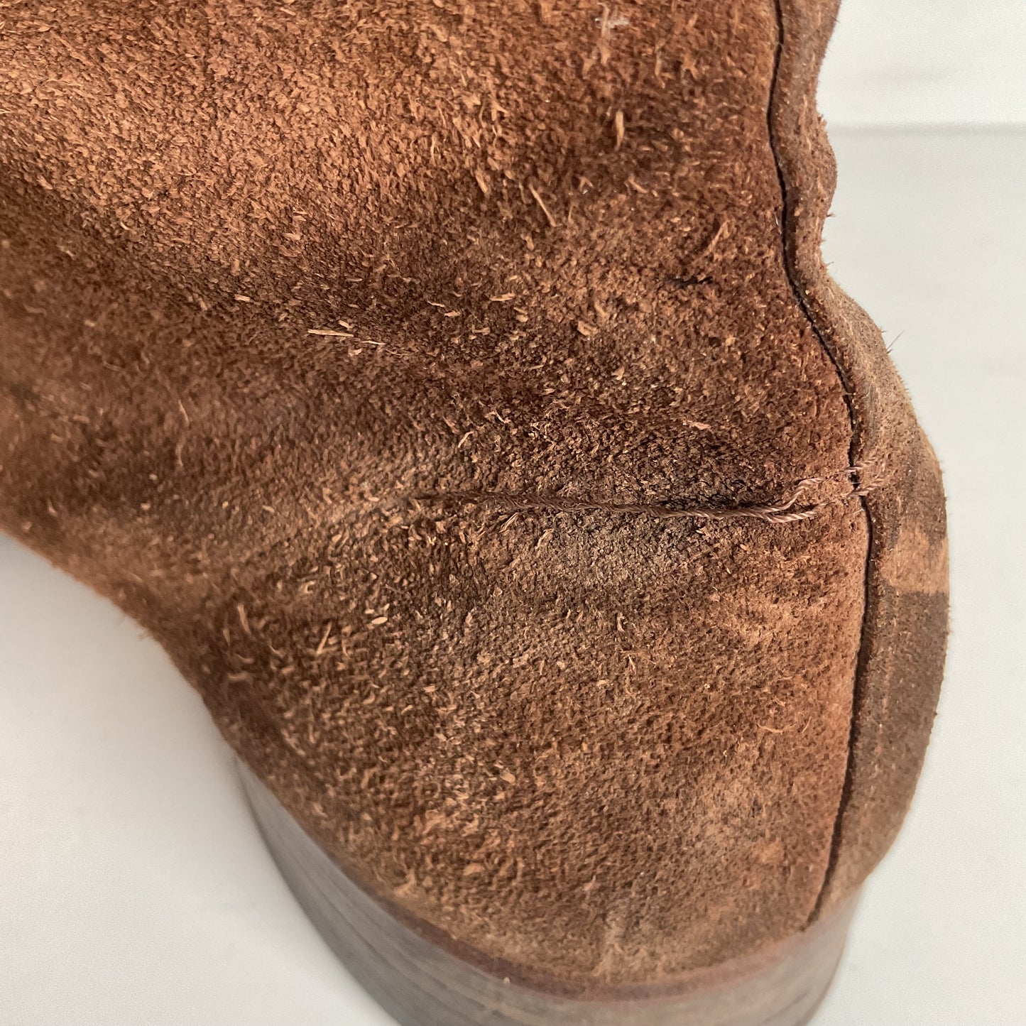 Vintage 1960s Men’s Suede Lace Up Snake Boots 12 D USA Made