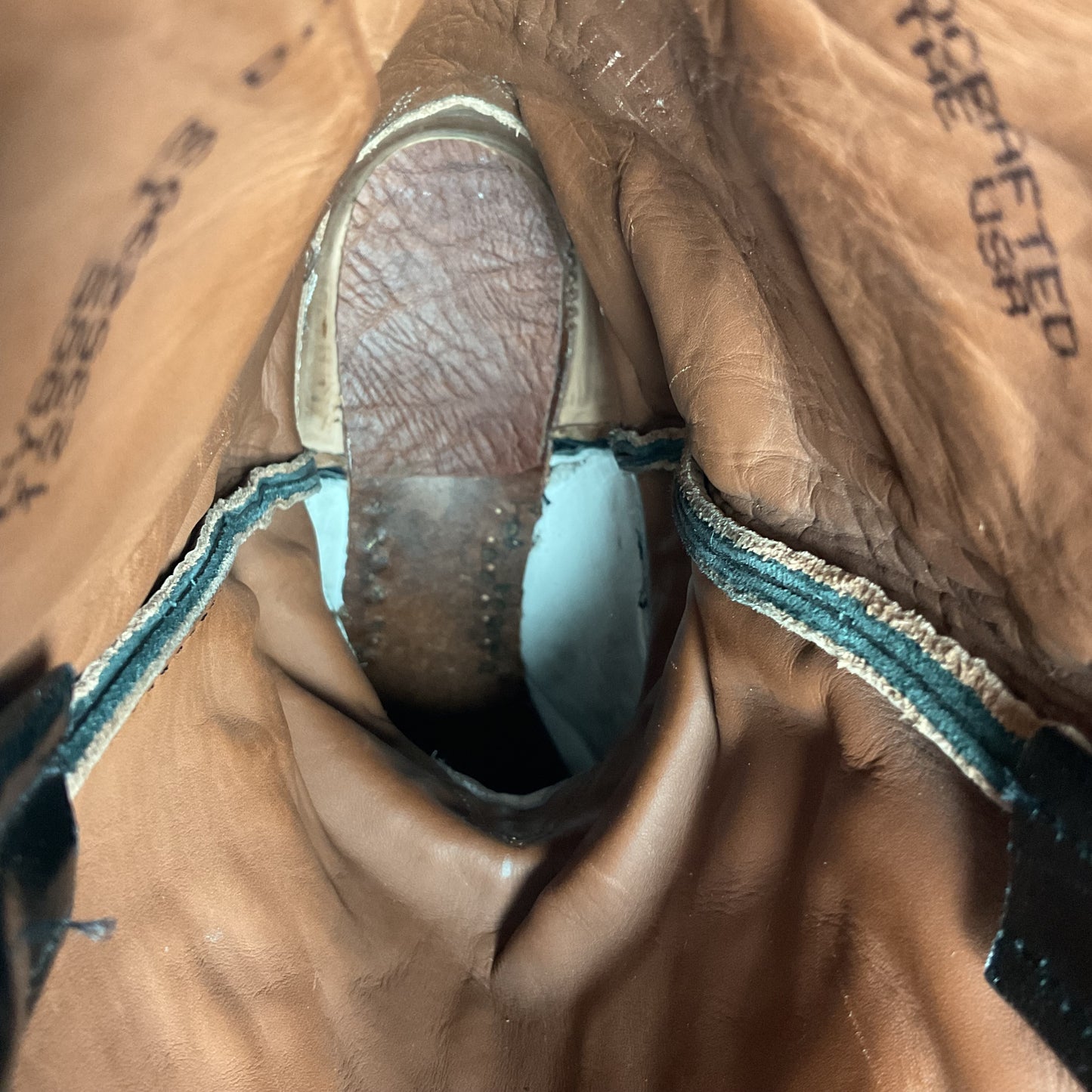 Tony Lama Full Ostrich Quill Cowboy Boots 13 D USA Made Exotic