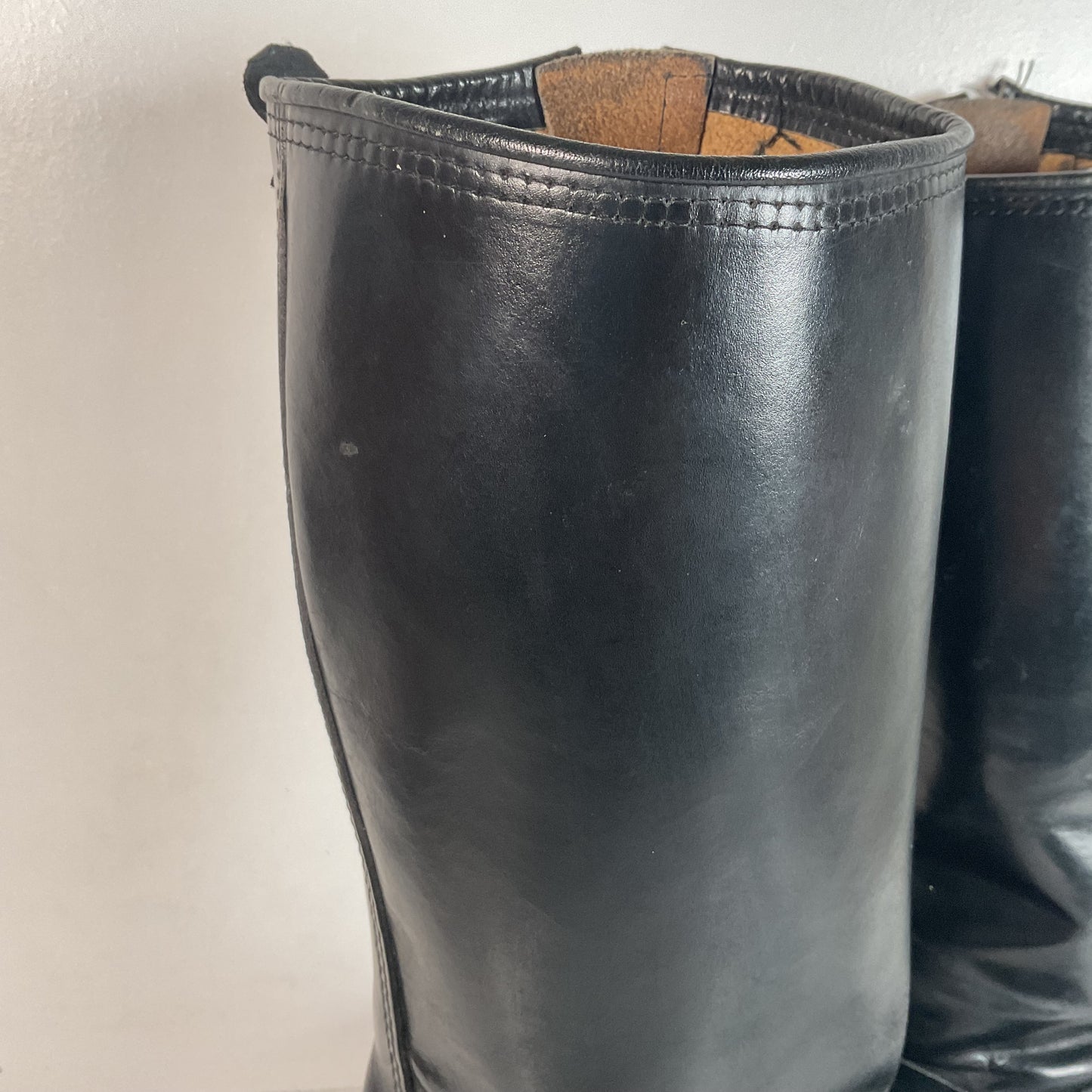 Vintage Harley Davidson Motorcycle Boots 11 Tall Steel Toe Engineer USA Made