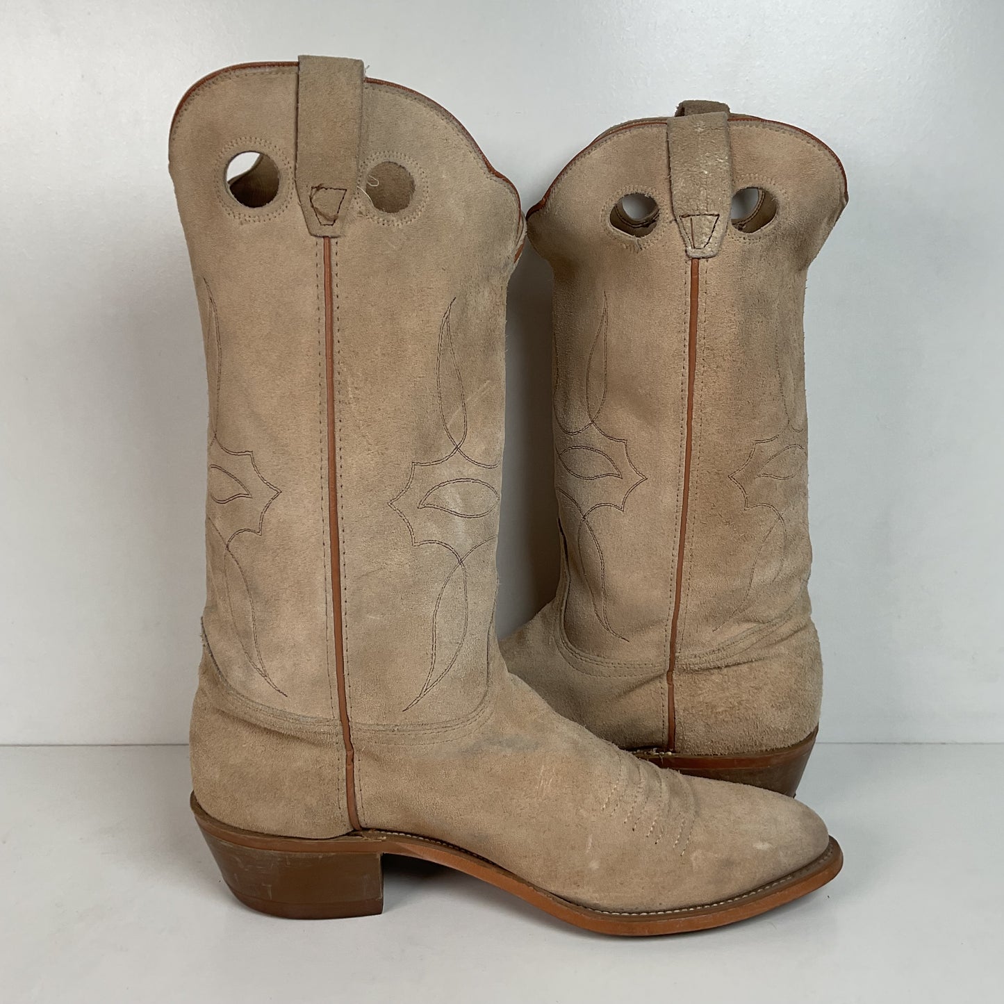 Vintage Levi’s Suede Buckaroo Cowboy Boots 12 M USA Made
