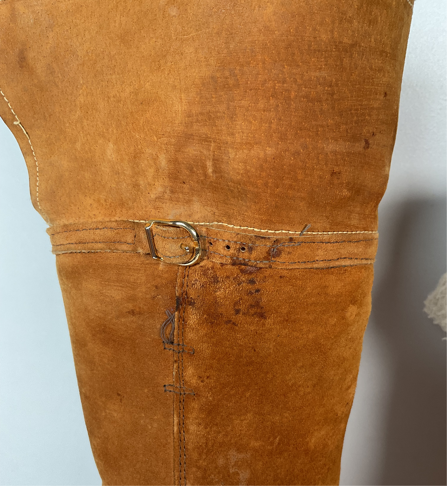 Vintage Dingo ACME Faux Shearling Campus Boots 8.5 N Cuffed Chunky