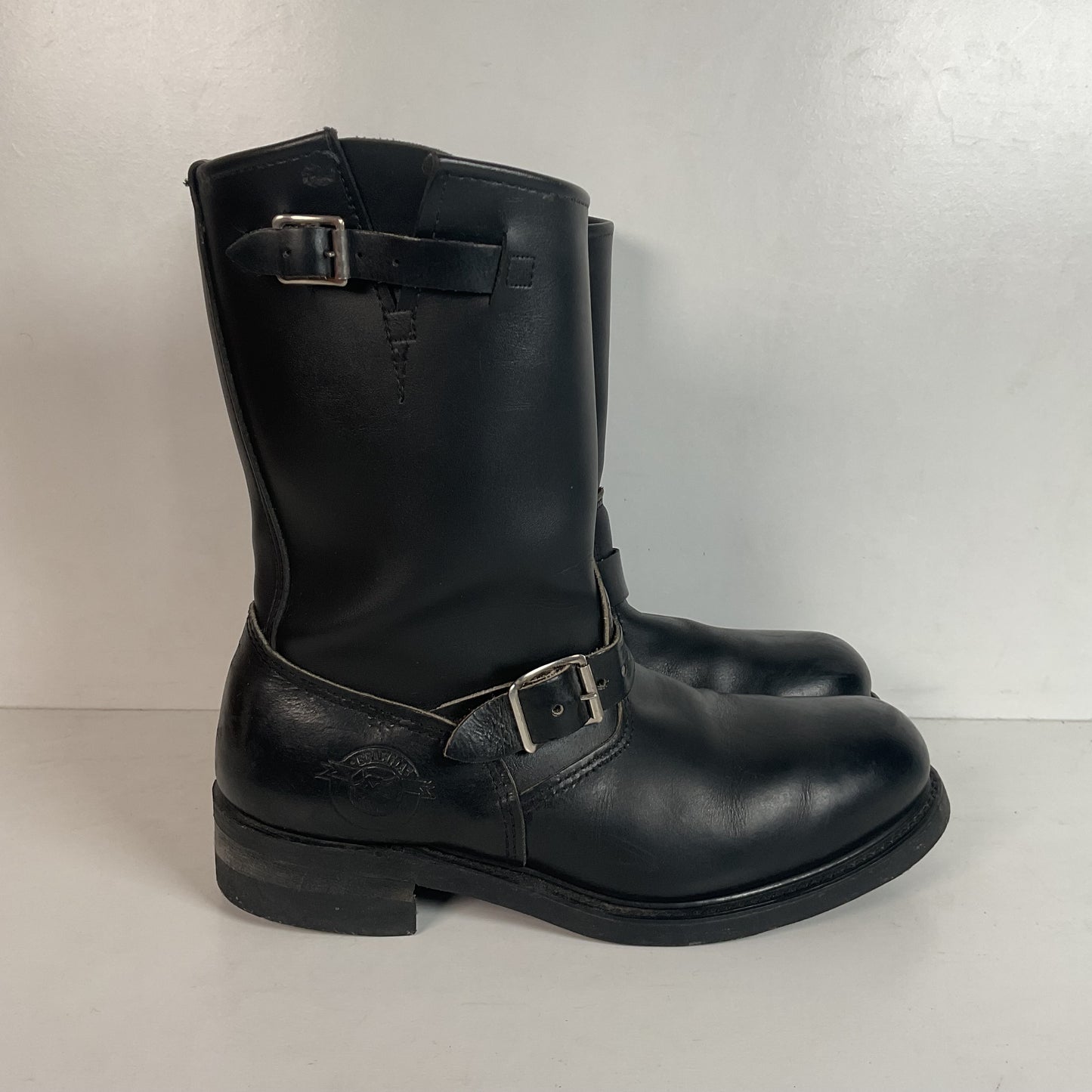 Vintage Brahma Steel Toe Engineer Boots 10.5 USA Made