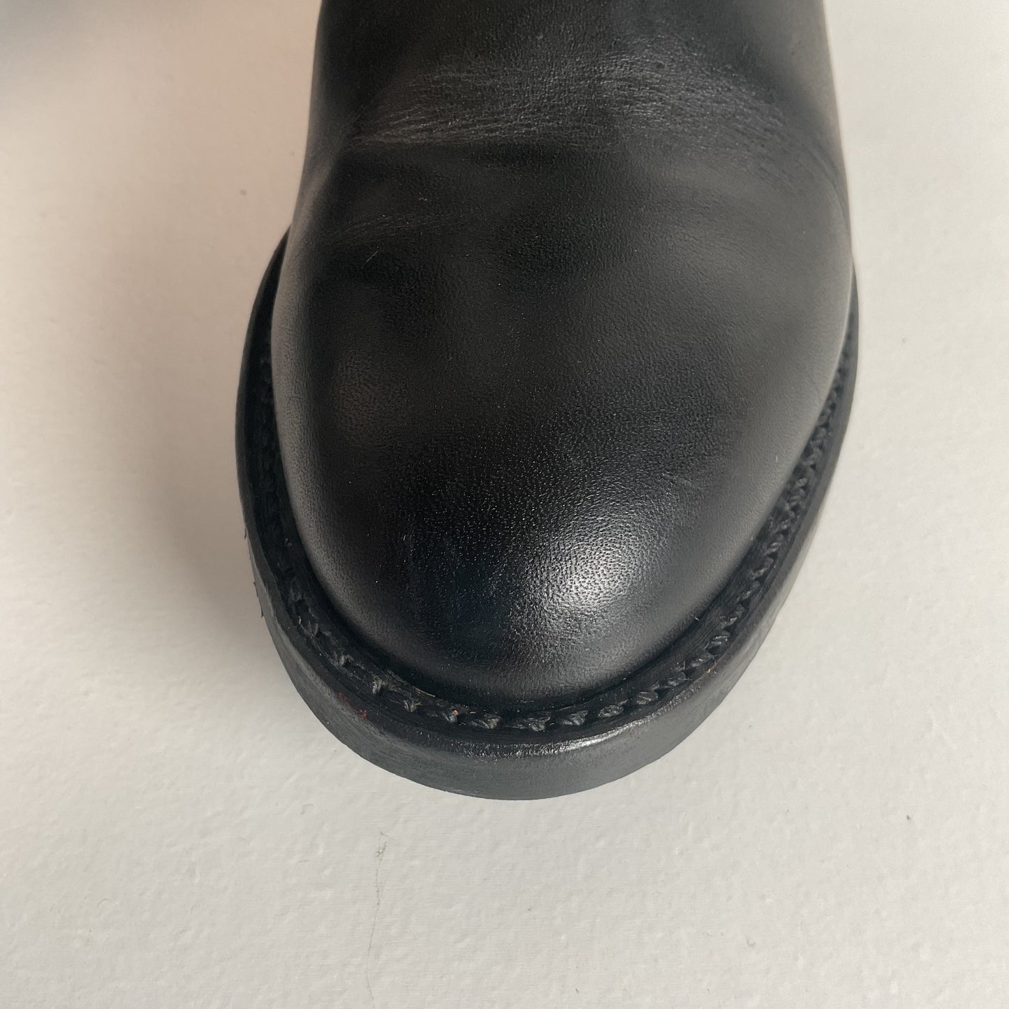 Frye Pull On Motorcycle Boots Men’s 8.5 M | Women’s 9.5 USA Made Soft Toe Roper