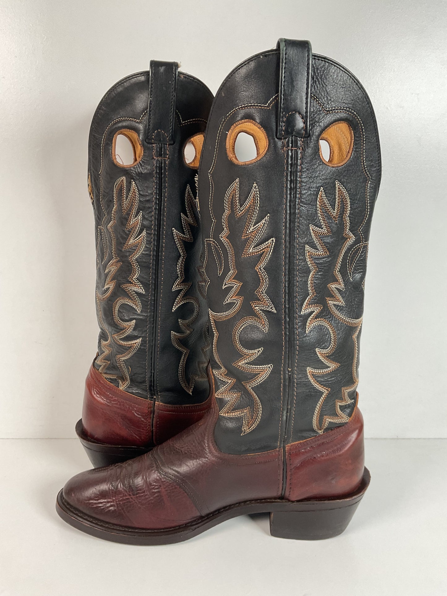 Shepler’s Tall Buckaroo Cowboy Boots 9 D Oil Resistant Work Sole