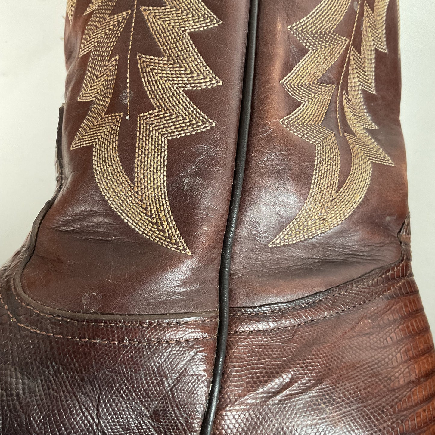 Vintage Rios Of Mercedes Lizard Teju 9.5 D USA Made