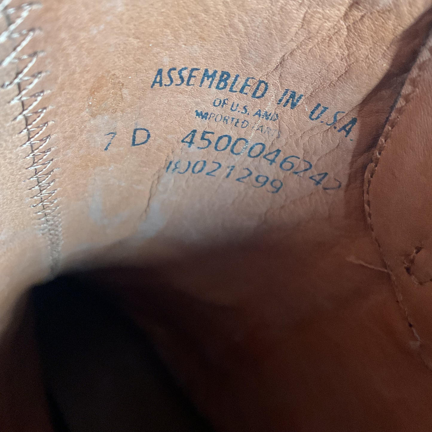 Ariat Two24 Bison Hide Engineer Boots 7 D Harness USA Made