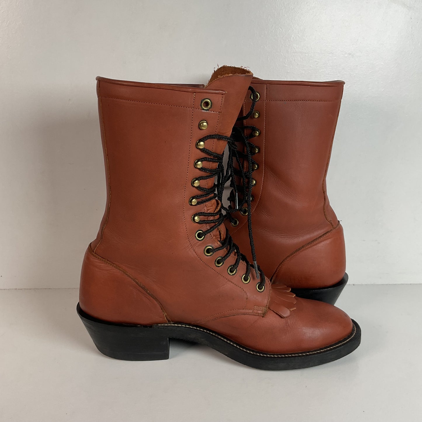 Vintage Men’s Western Packer Boots 10.5 B (Narrow) USA Made