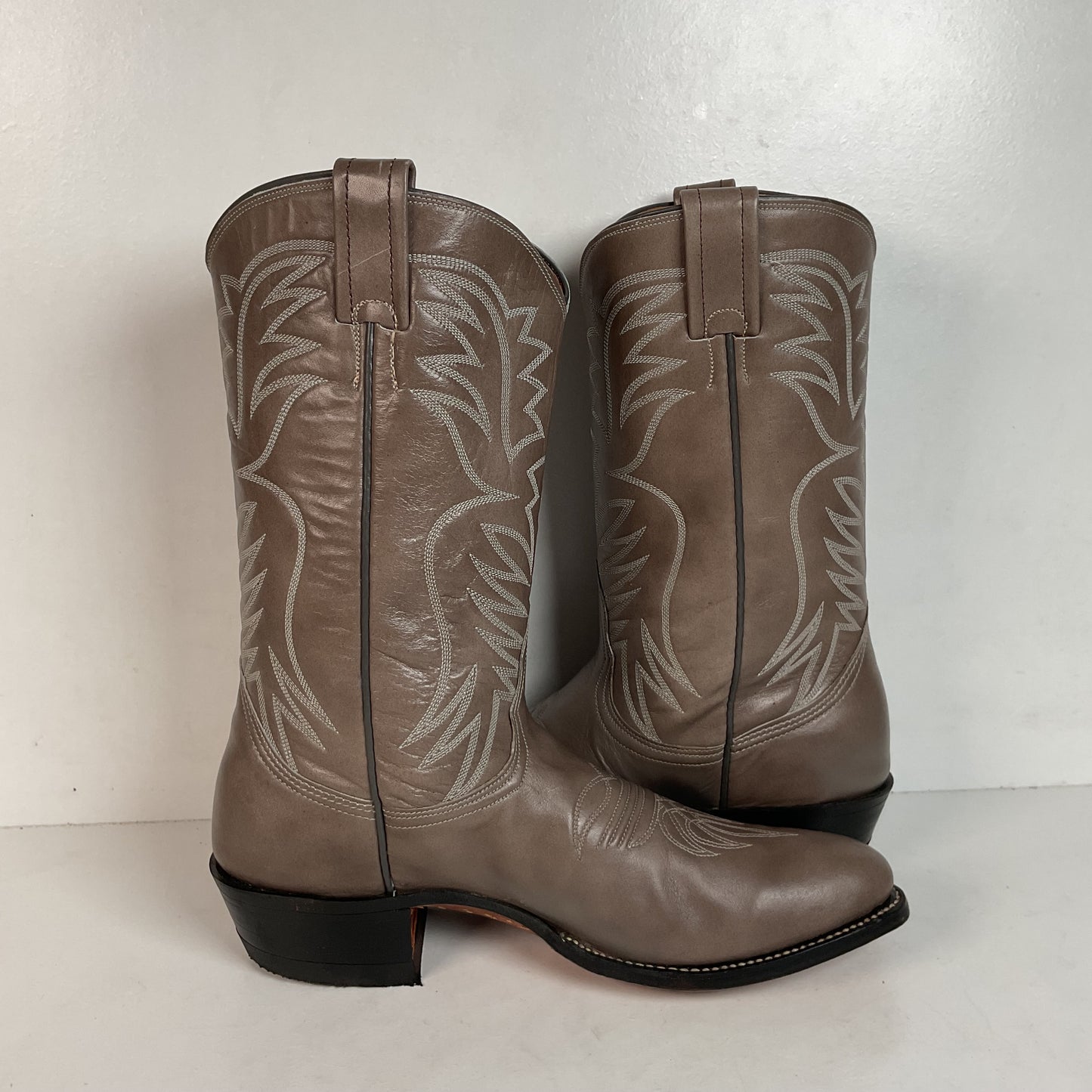 1970s Nocona Grey Cowboy Boots Men’s 8.5 B | Women 9.5