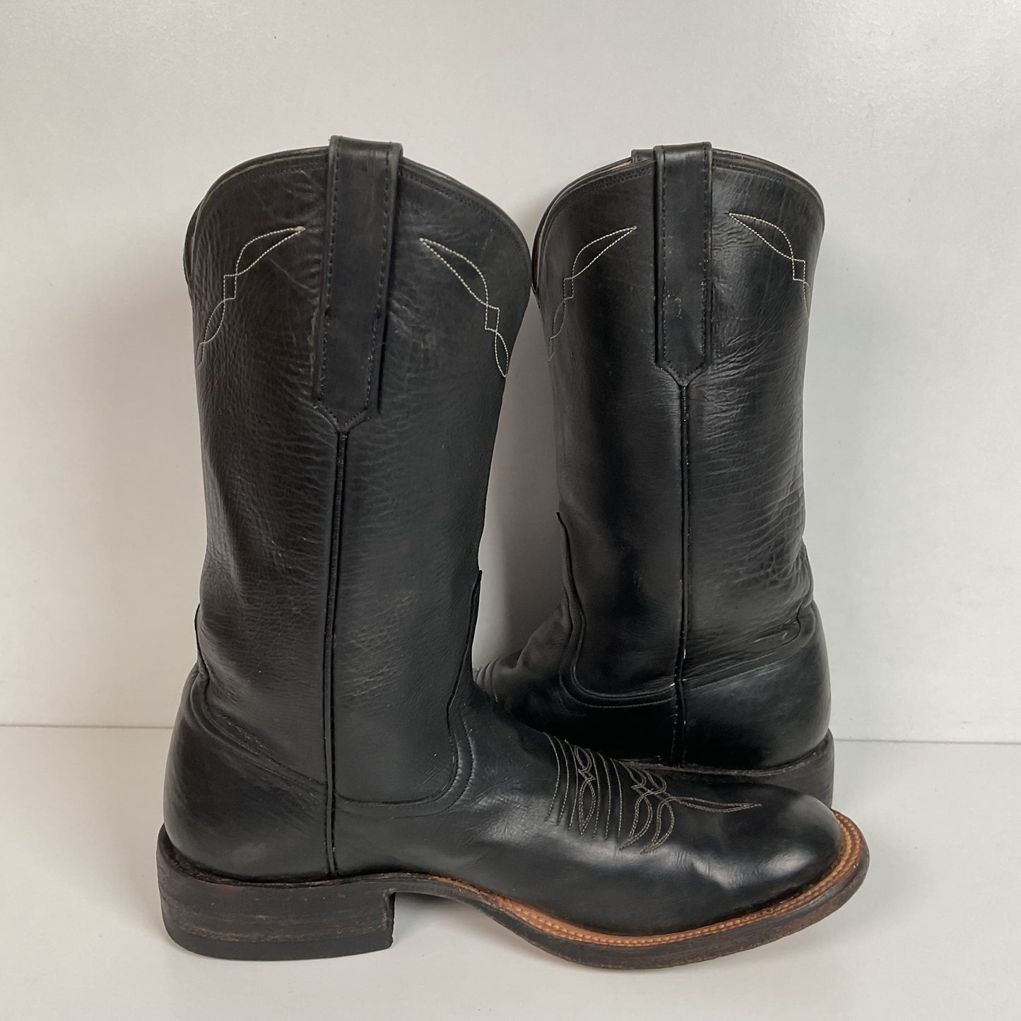 Rios Of Mercedes Soft Black Roper Boots Men’s 6.5 D | Women’s 7.5 USA