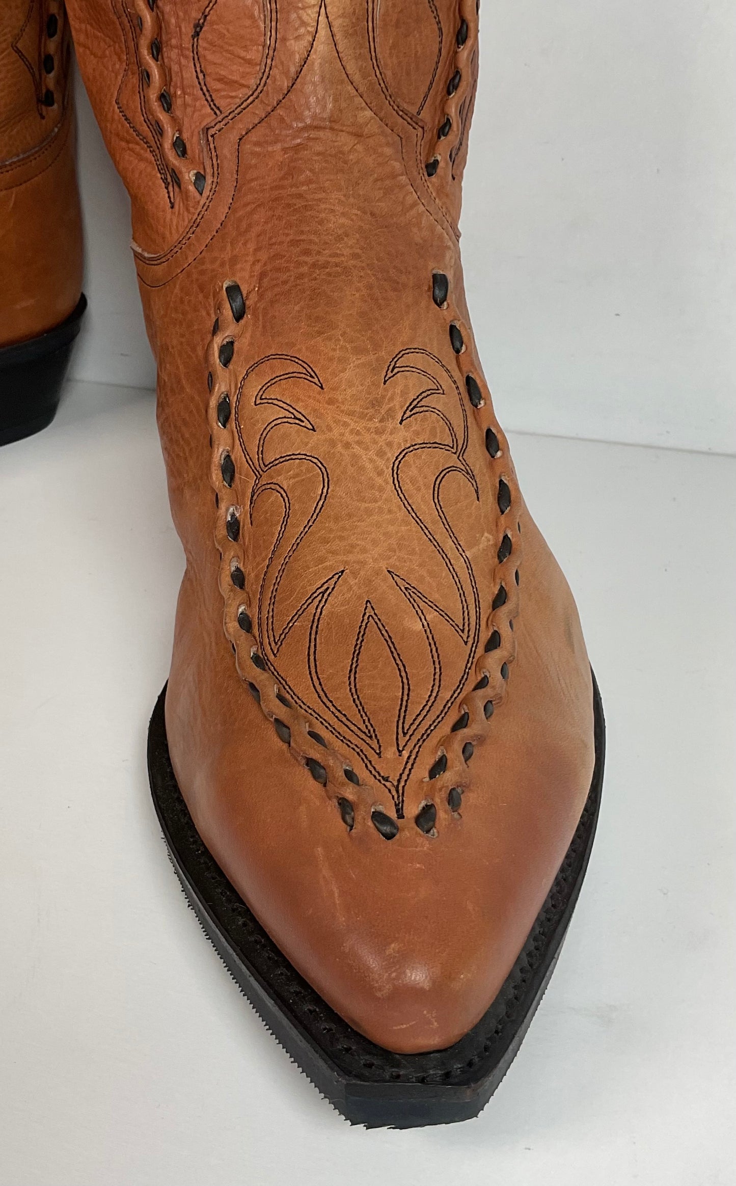Dan Post Buck Lace Cowboy Work Boots 12 EW Albany Oil Resistant