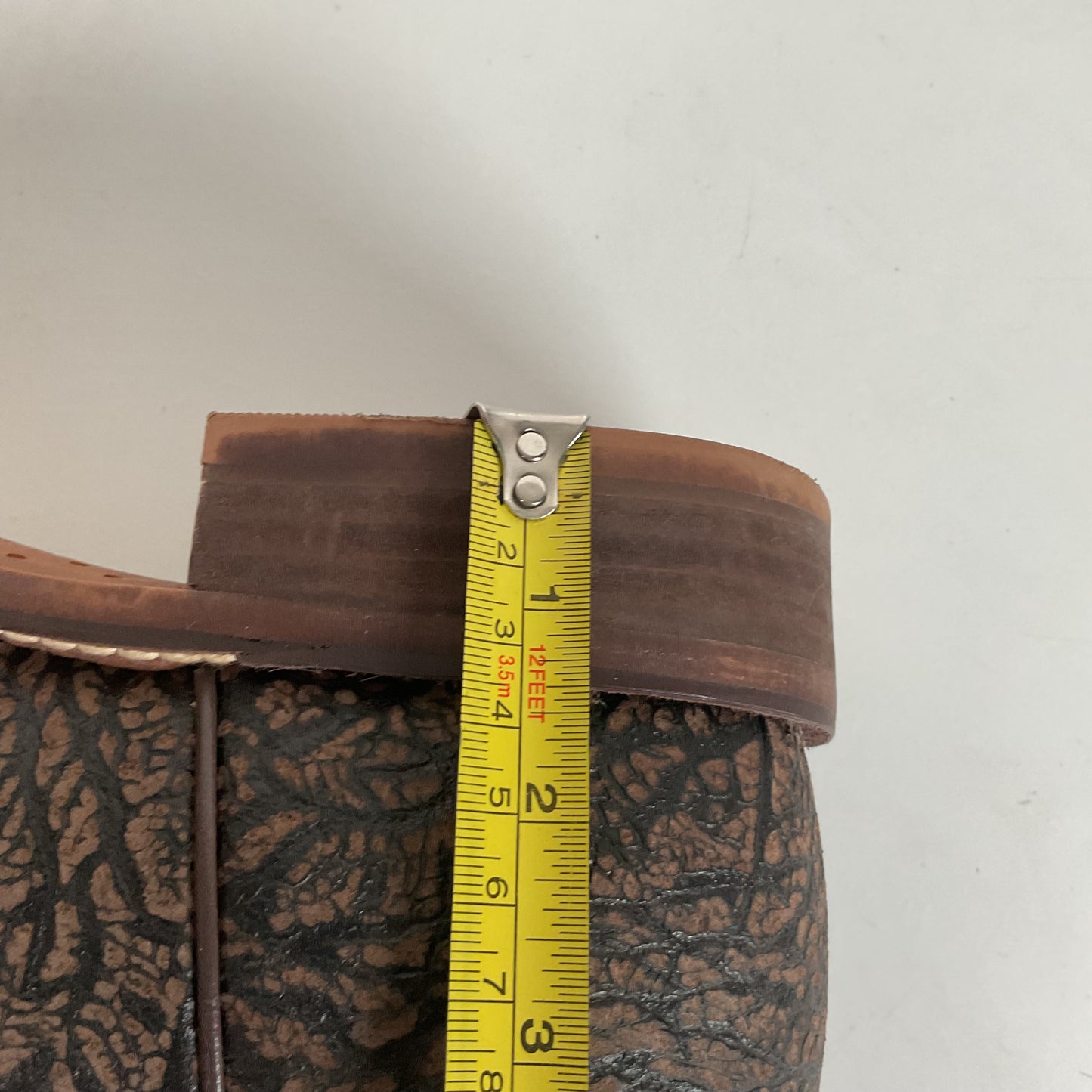 Nocona Deputy Chocolate Pig Roper Boots 9.5 D Cowboy