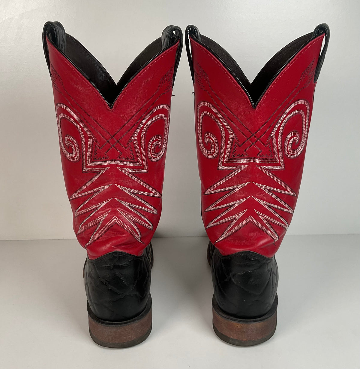 Justin Bent Rail | Exotic Wildebeest Cowboy Boots | USA Made | Men’s 12 D