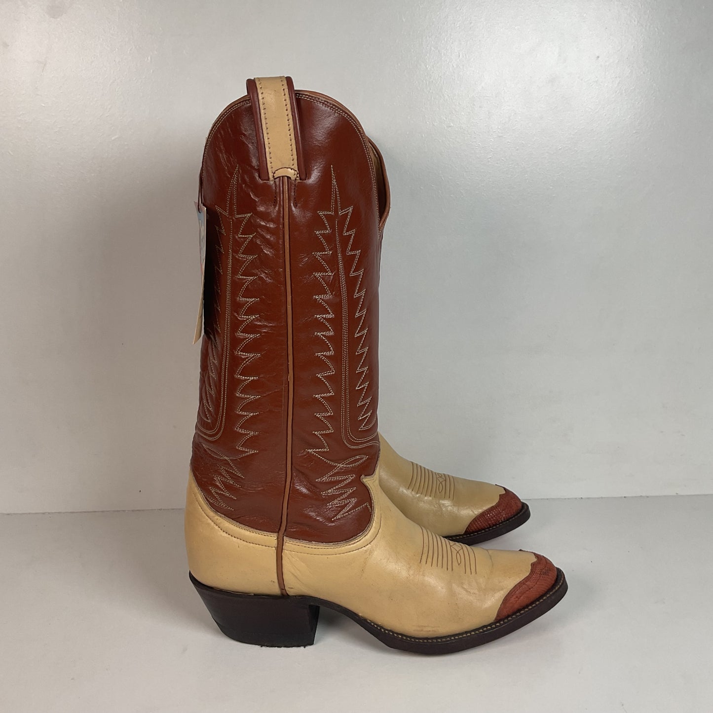Tony Lama Urban Cowboy Boots Men’s 7 B | Women’s 8 Gold Label USA Made