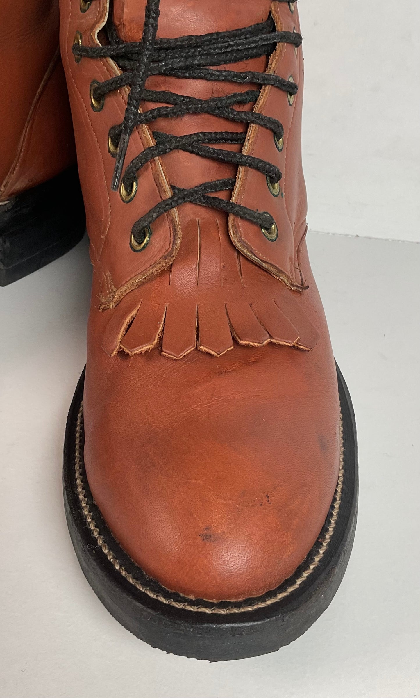 Vintage Men’s Western Packer Boots 10.5 B (Narrow) USA Made