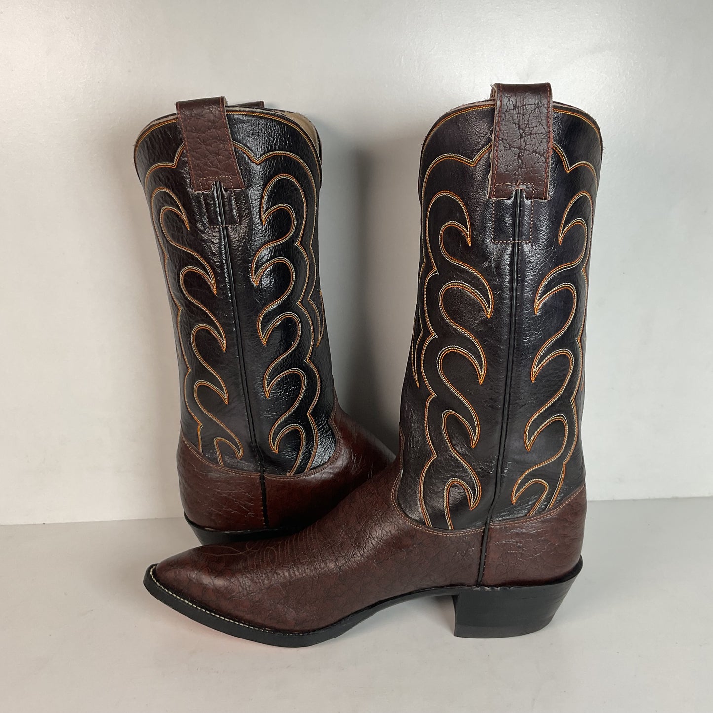 Vintage 1960s Exotic Hyer Cowboy Boots Men’s 11 A (Narrow) Deadstock