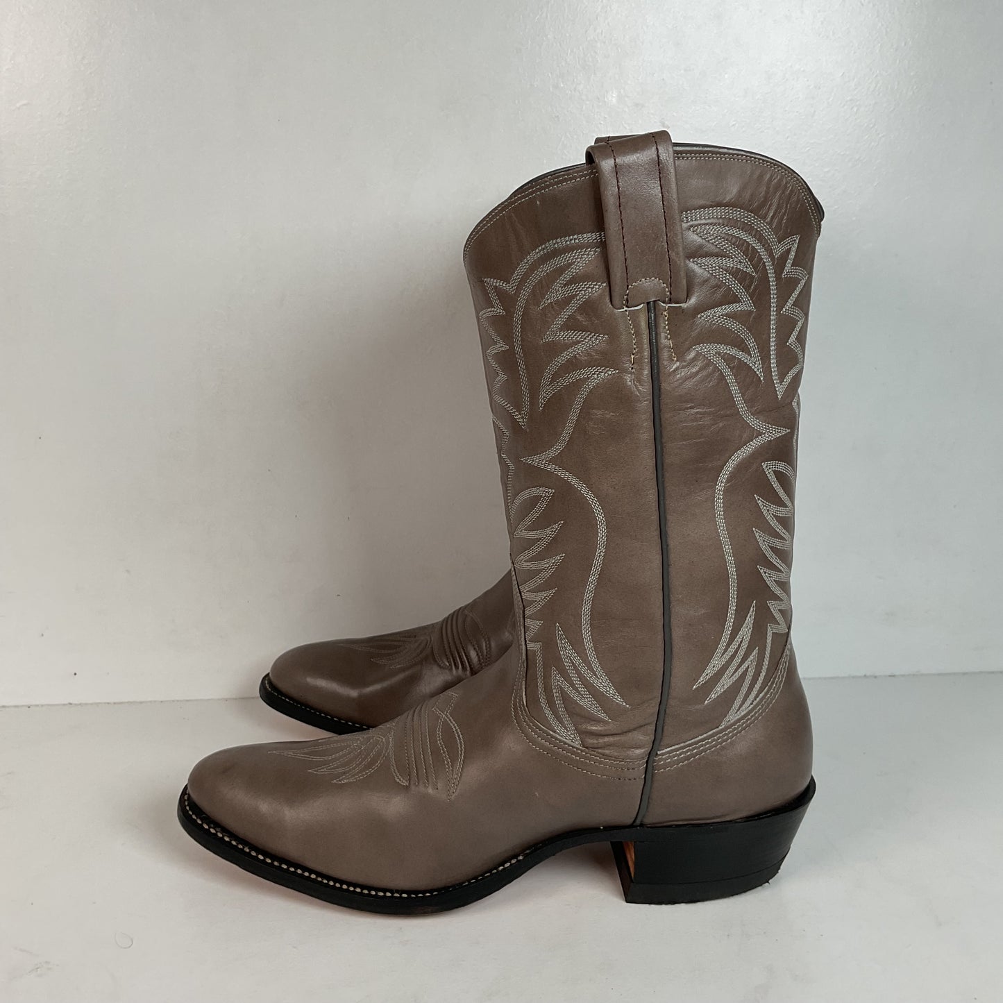 1970s Nocona Grey Cowboy Boots Men’s 8.5 B | Women 9.5