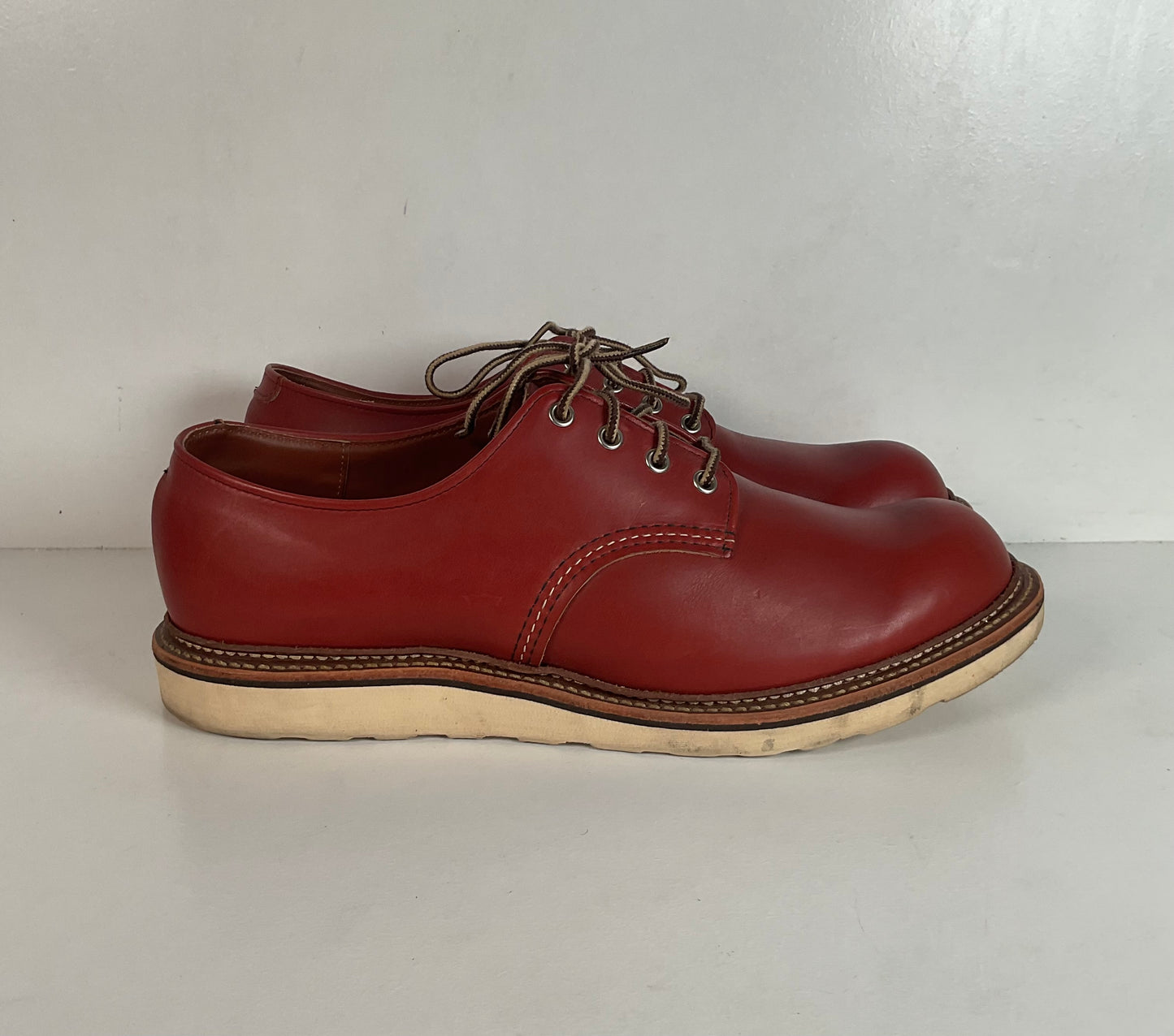 Red Wing Work Oxford Shoes 13 D USA Made Style 8001 Oro Russet