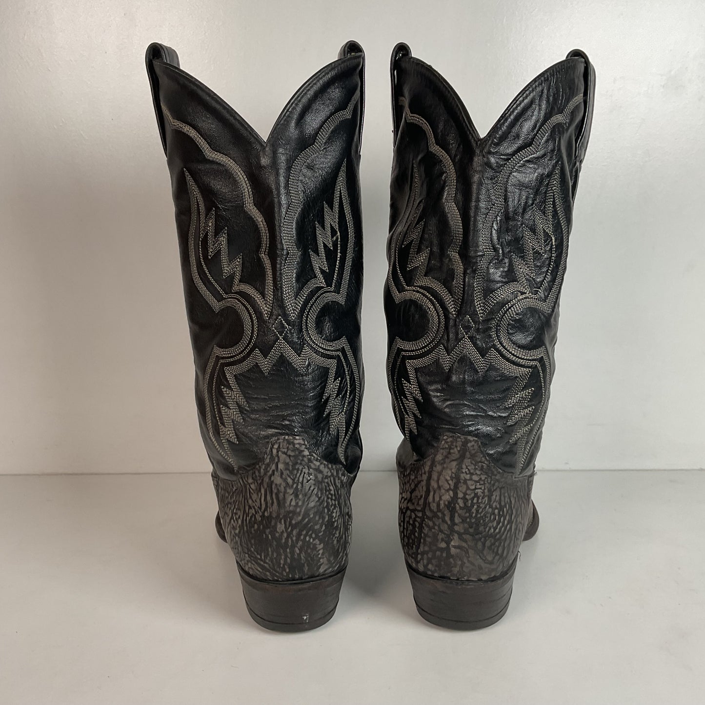 (2) Pairs Of Tony Lama Shoulder Cowboy Boots 8.5 D Style 6252 & 6250