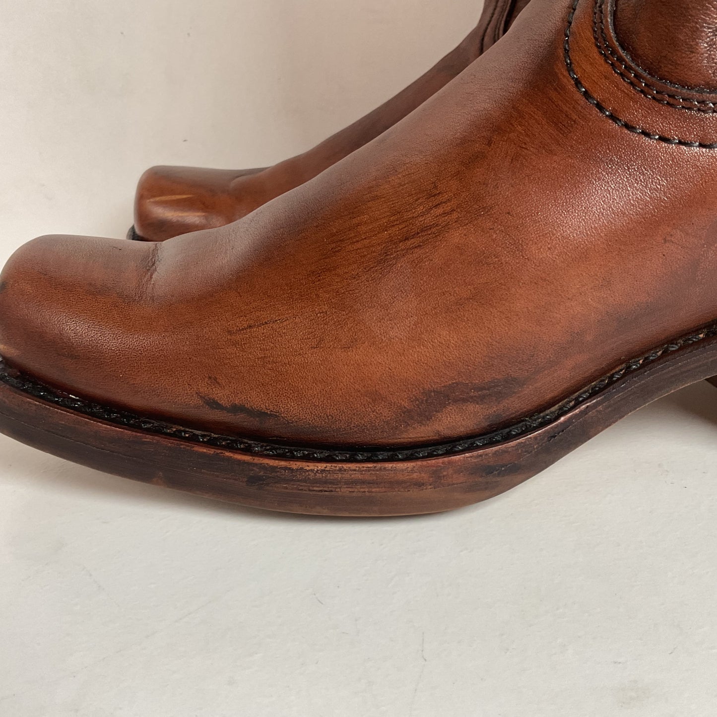 Vintage Sears Chunky Campus Boots 10.5 D USA Made Cutter Toe