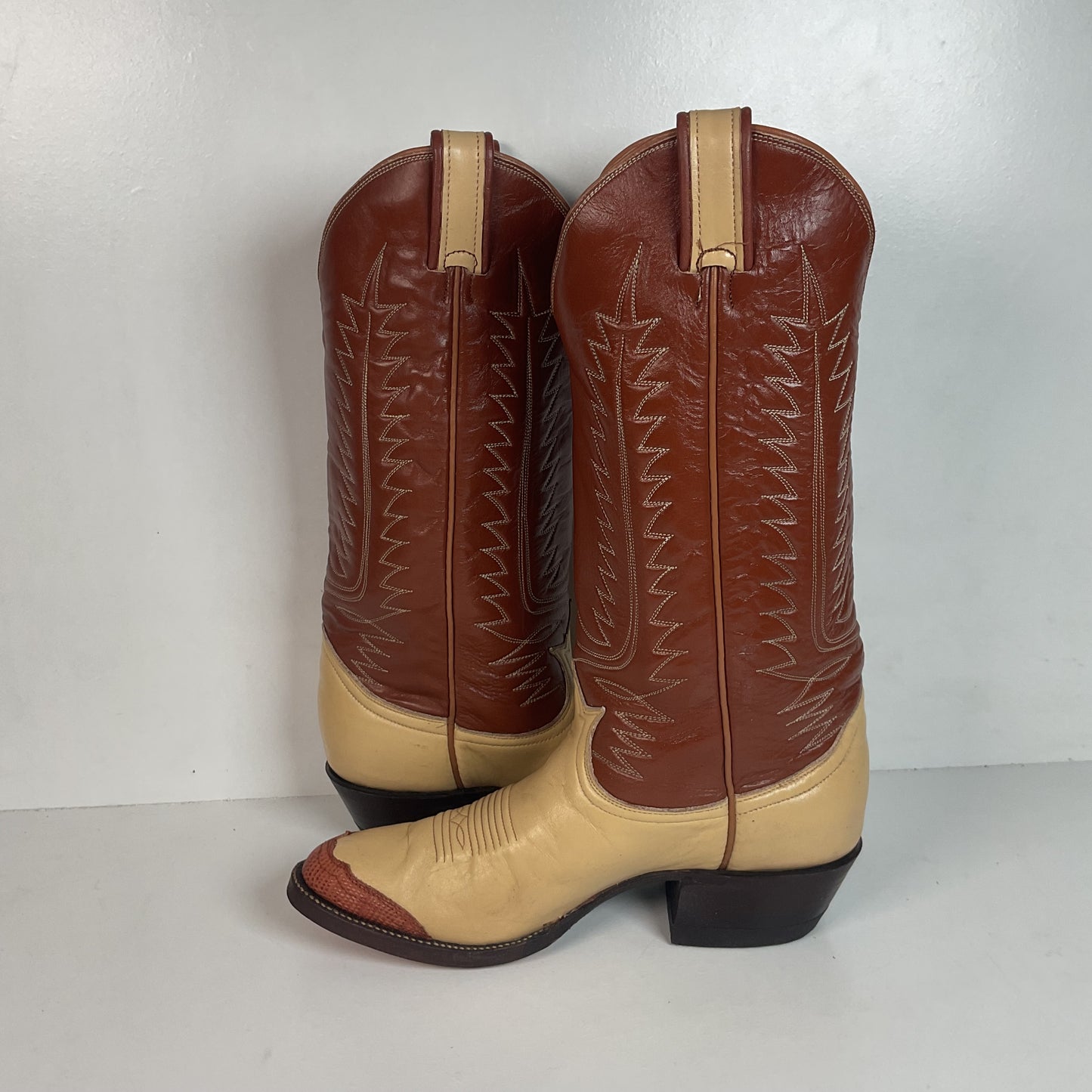 Tony Lama Urban Cowboy Boots Men’s 7 B | Women’s 8 Gold Label USA Made