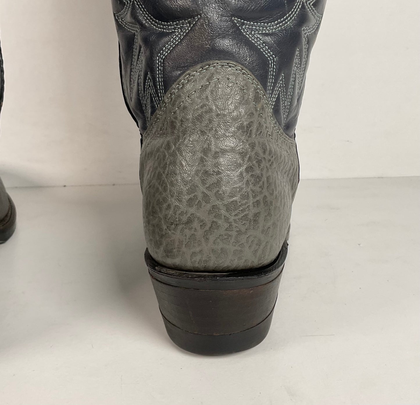 Vintage Red Wing Bullhide Cowboy Boots | USA Made | Grey | Men’s 8.5 D