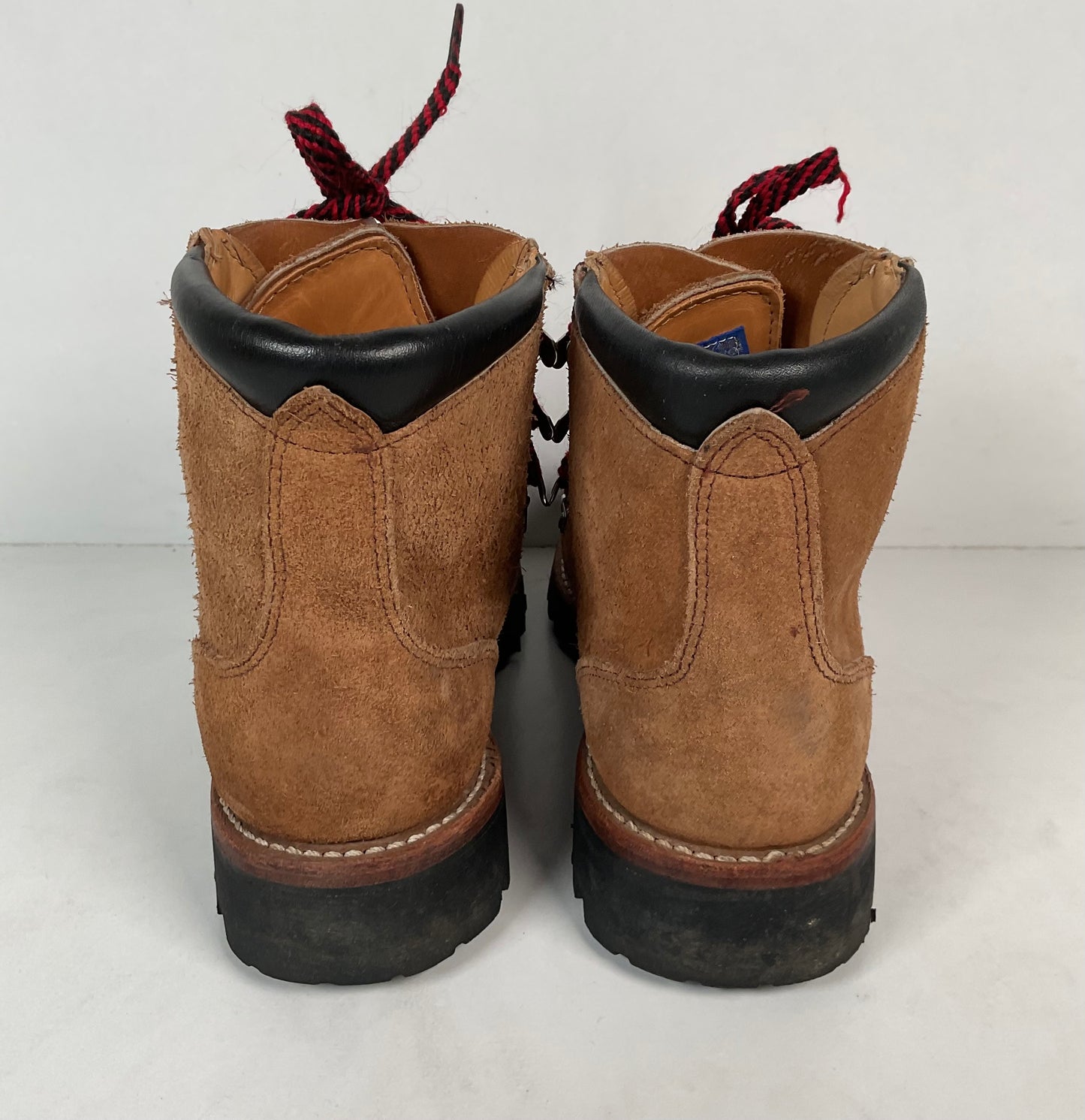 Vintage Herman Suede Mountaineering Boots | USA Made | Rough Out | Men’s 8 M