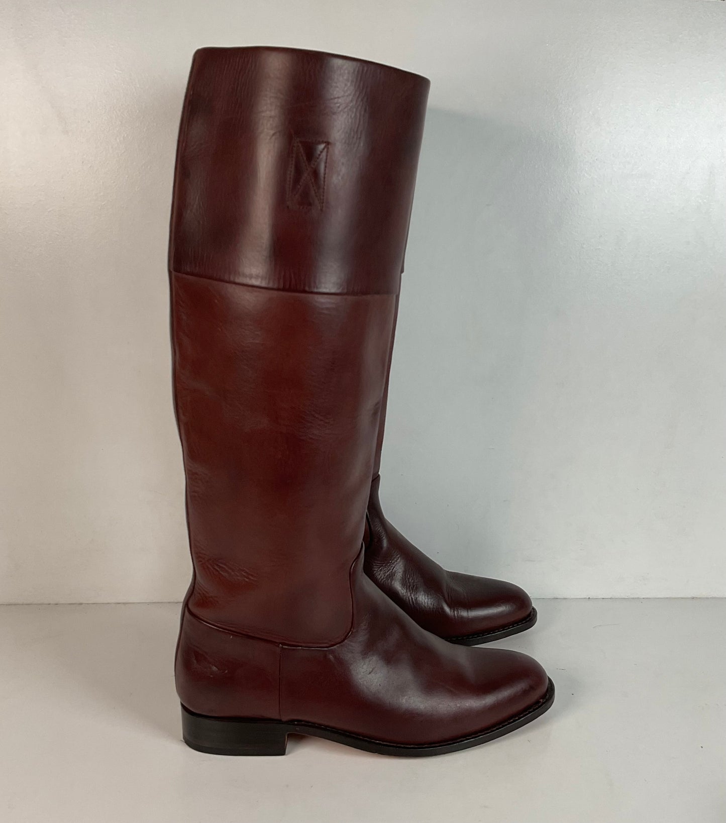 Frye Women’s Dorado Tall Equestrian Riding Boots 9 M Made In Spain