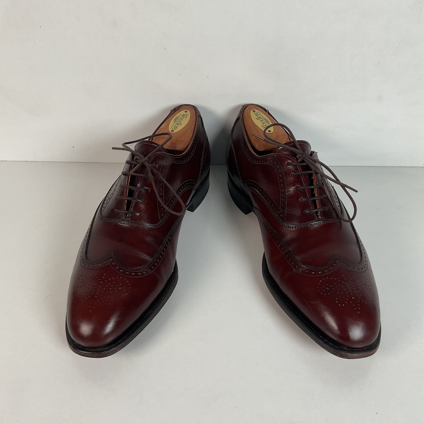 Vintage Johnston Murphy Aristocraft Oxford Shoes 8.5 D USA (2) Pairs USA Made