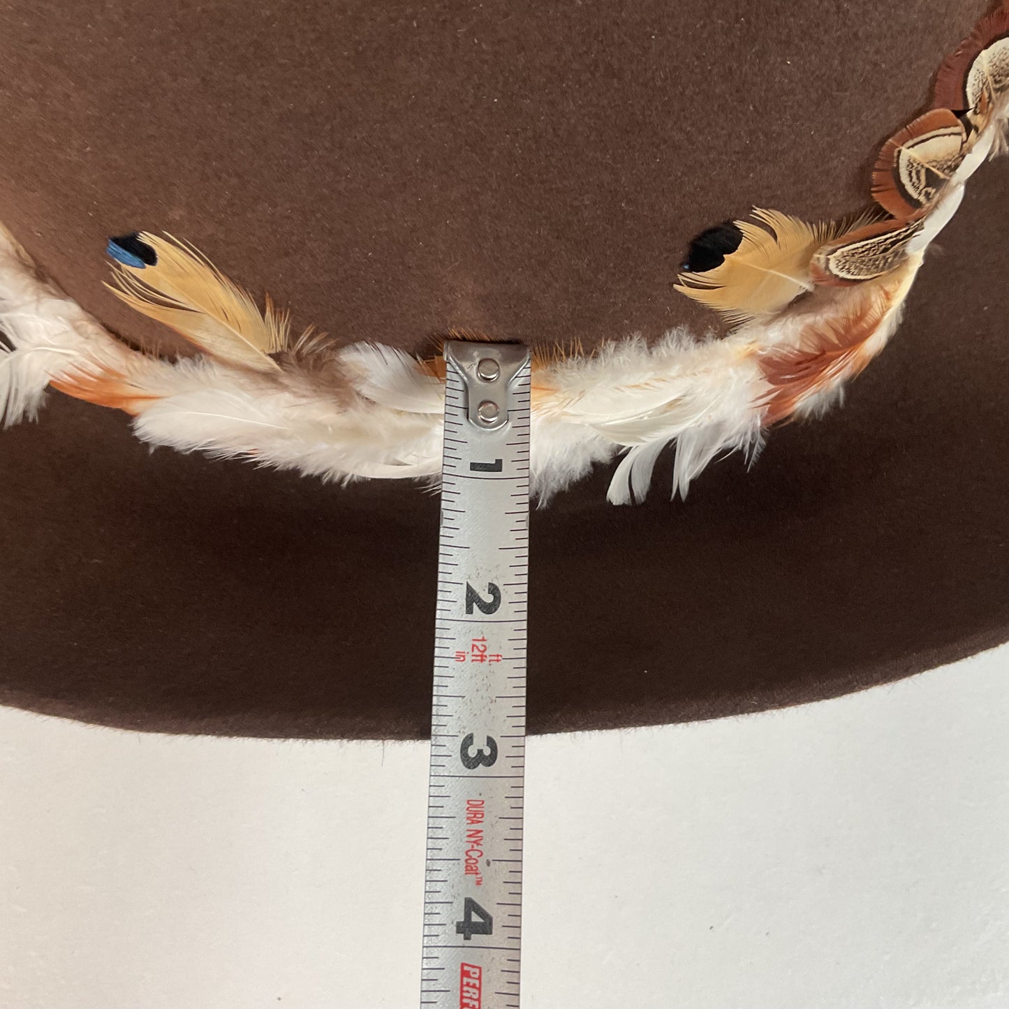 Vintage American Hat Company Cowboy Hat 7” Chocolate Brown USA Made