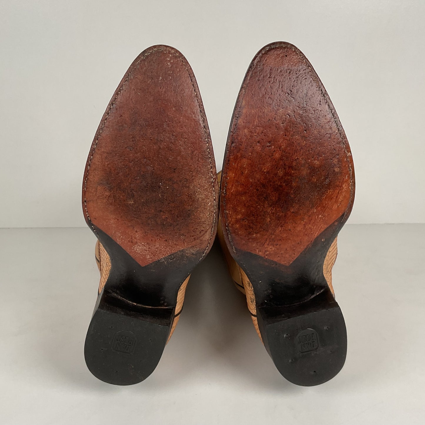 Vintage Dan Post Water Snake Cowboy Boots | Snakeskin | USA Made | Men’s 9.5 D
