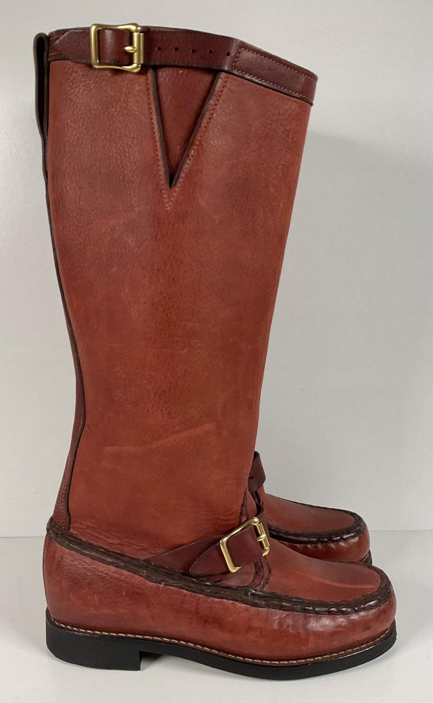 Gokey’s Botte Sauvage Snake Proof Tall Boots Men’s 7.5 Engineer Bullhide