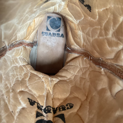 Cuadra Alligator Tail Cowgirl Boots | Butterfly Inlay | Men’s 7 | Women’s 8