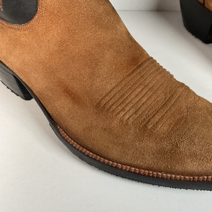 Little’s San Antonio Custom Cowboy Boots | Suede Rough Out | Men’s 11 D