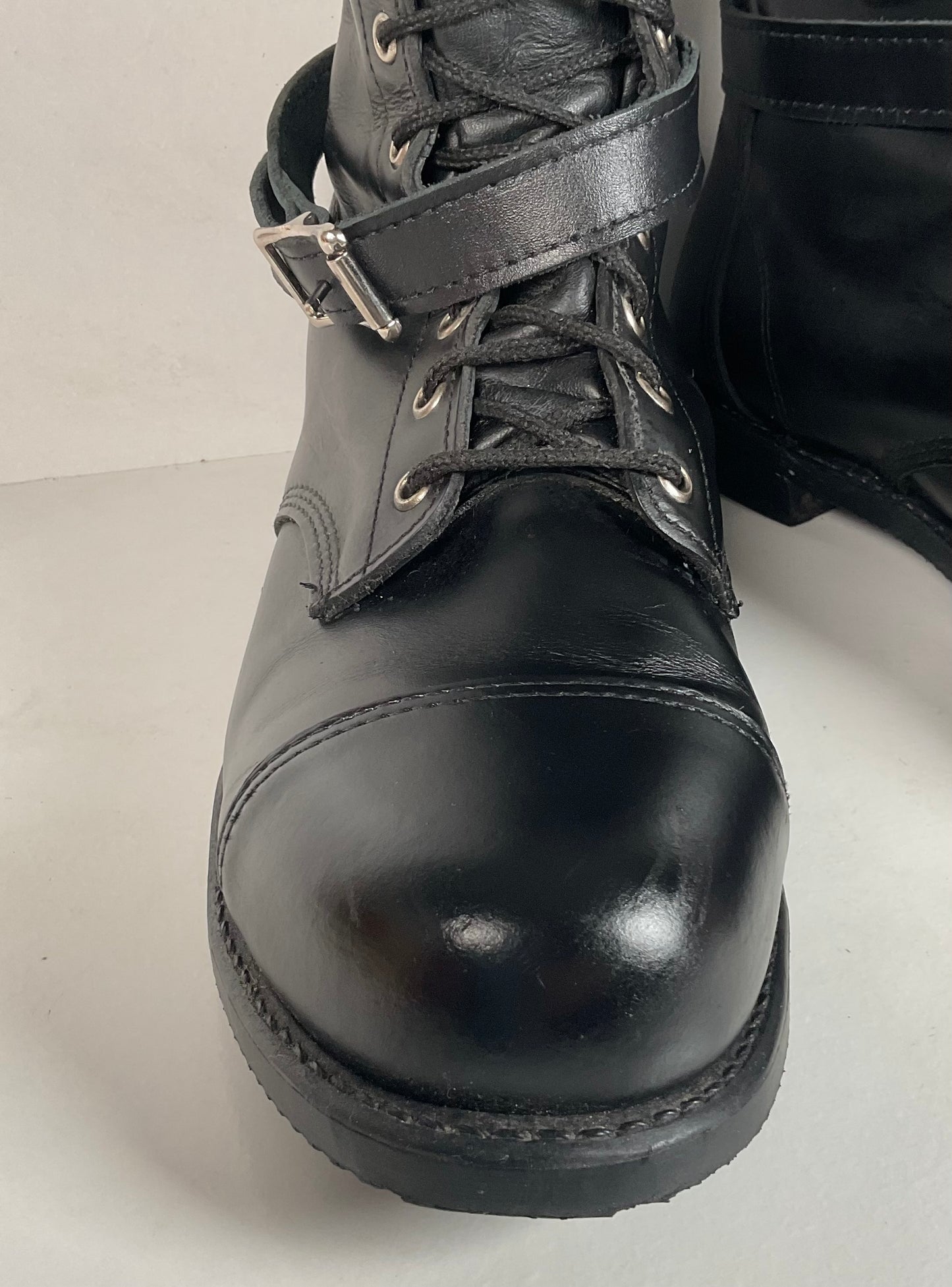 Vintage Harley Davidson Lace Up Tall Boots | Motorcycle | USA Made | Men’s 11.5