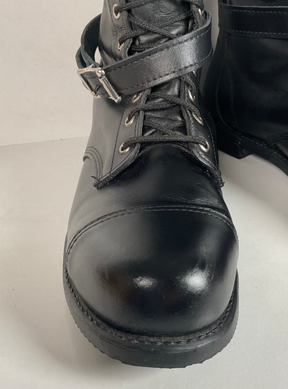 Vintage Harley Davidson Lace Up Tall Boots | Motorcycle | USA Made | Men’s 11.5