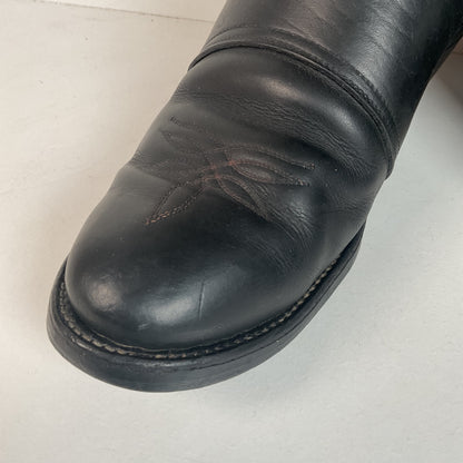Vintage Tony Lama Tall Buckaroo Boots 11 D Thick Hide