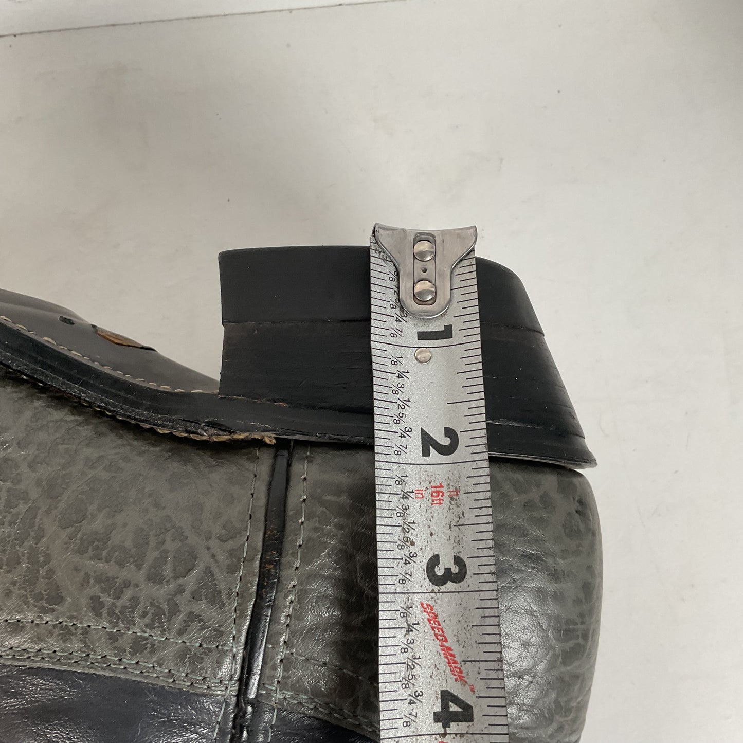 Vintage Red Wing Bullhide Cowboy Boots | USA Made | Grey | Men’s 8.5 D