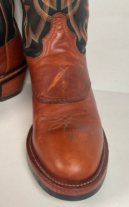 Tony Lama Renegade Buckaroo Cowboy Boots 11 D USA Made