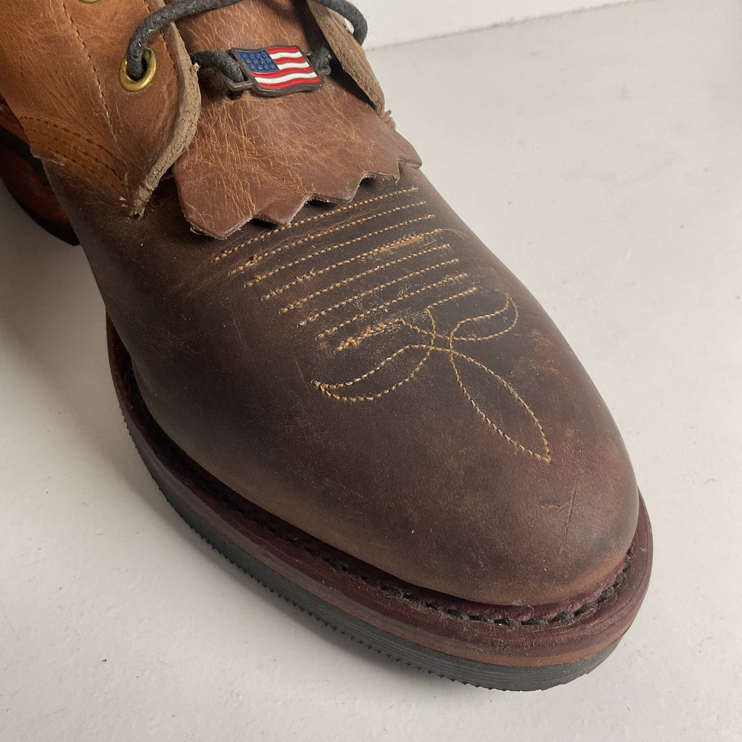 Chippewa Crazy Horse Packer Boots 11 B (Narrow) USA Made