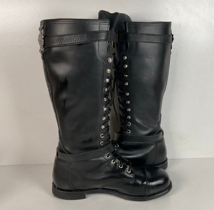 Vintage Harley Davidson Lace Up Tall Boots | Motorcycle | USA Made | Men’s 11.5