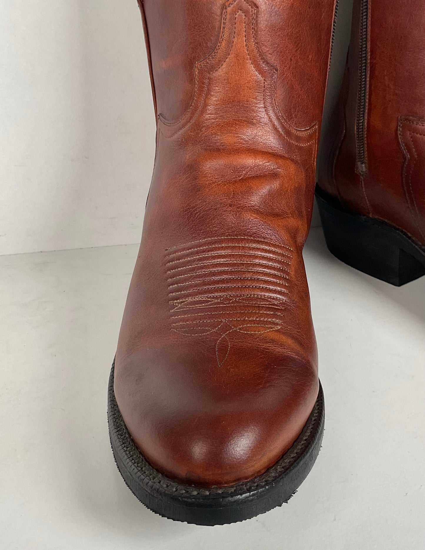 Lucchese Western Side Zip Boots | Ankle | Classics Handmade | 10.5 EE