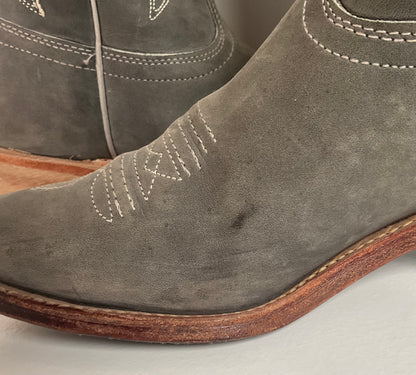Vintage Texas Suede Cowgirl Boots | Buck Lace | USA Made | Women’s 7.5 M