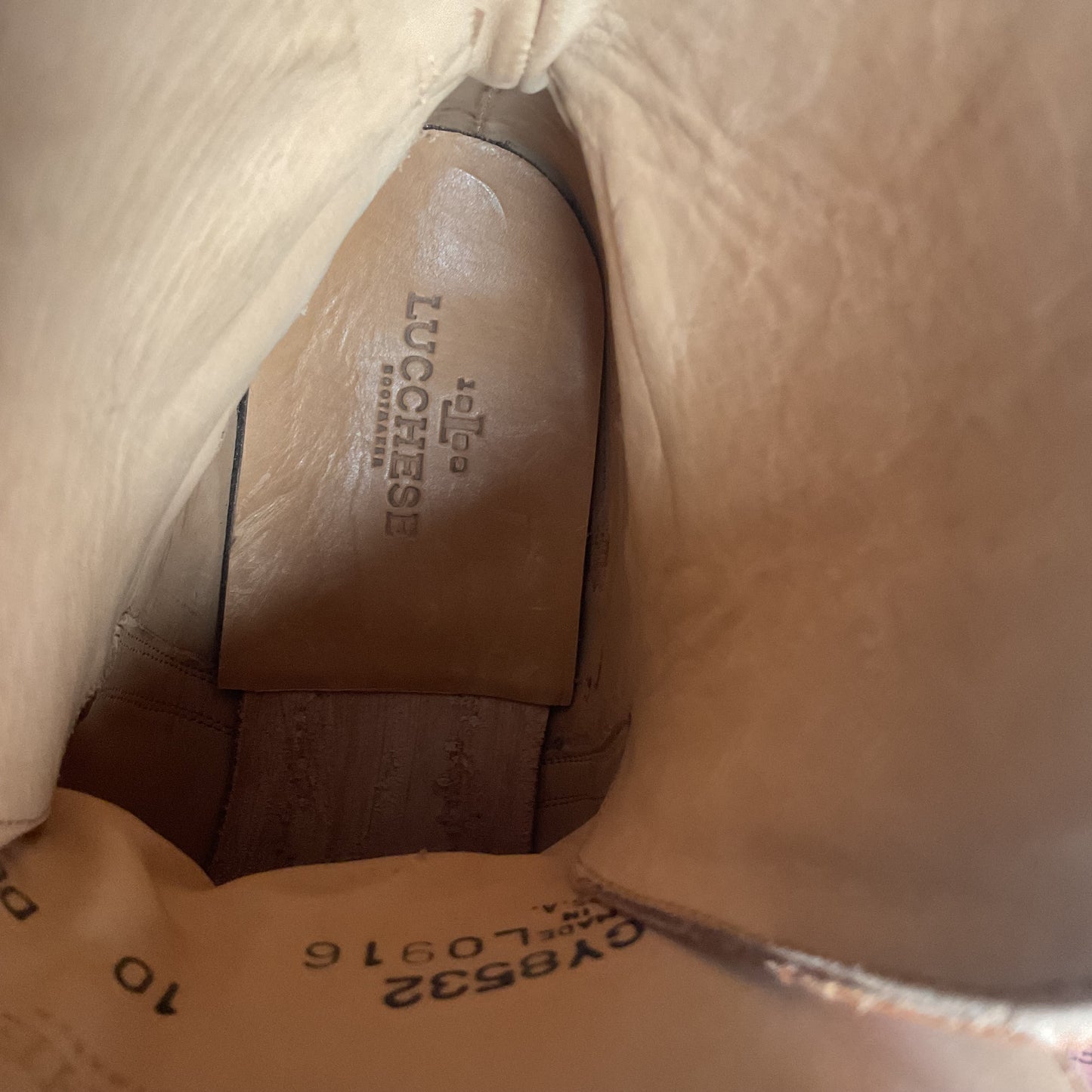 Lucchese Jodhpur Riding Boots | Burnished Calf | USA Made | GY | Men’s 10 D