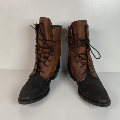 Vintage Women’s Abilene Granny Packer Boots 9.5 M USA Made