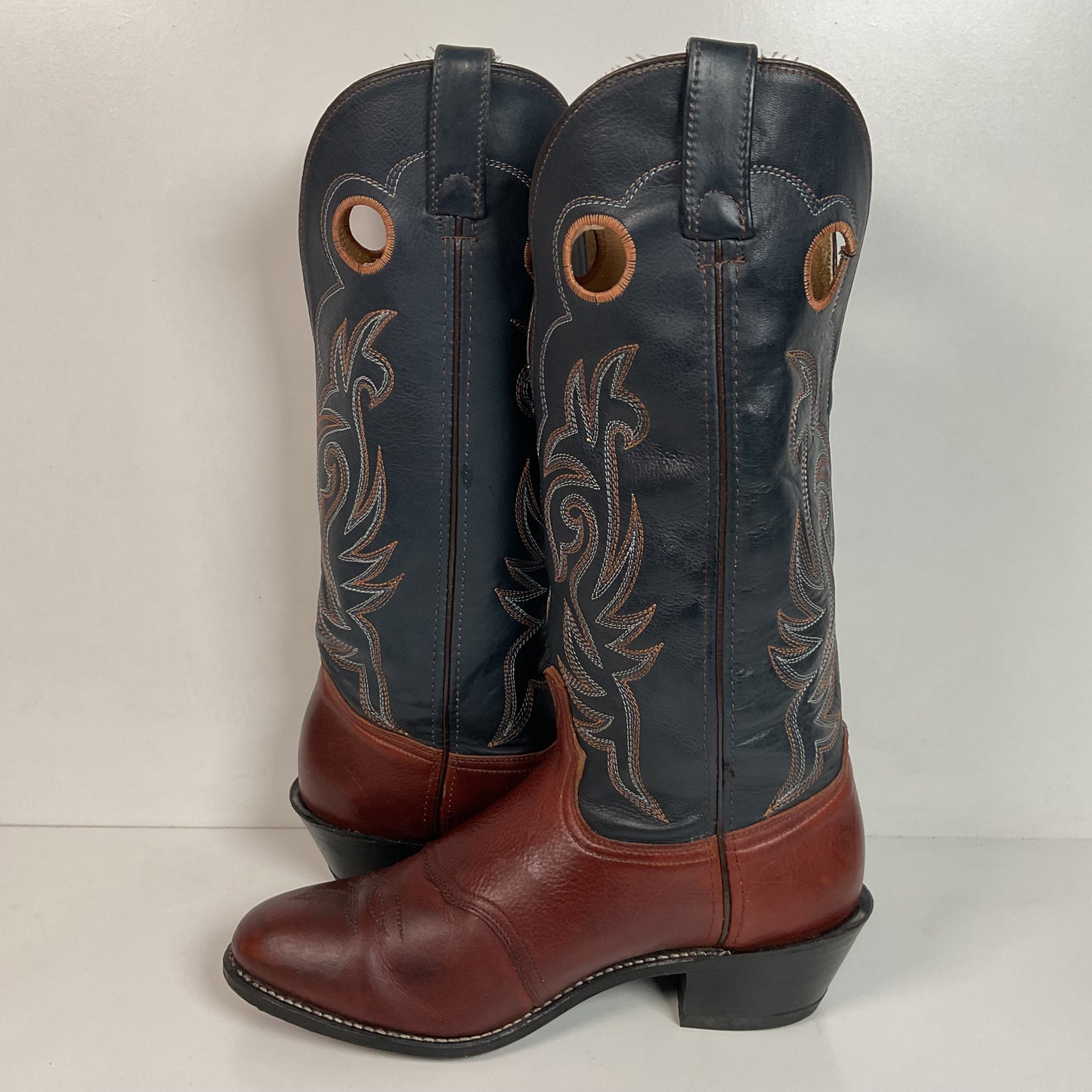 Vintage Double H Buckaroo Cowboy Boots 10.5 EE Punchy