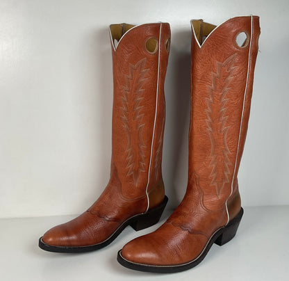 Custom Buckaroo Cowboy Boots | Rough Stock Heel | Tall Top | Men’s 11