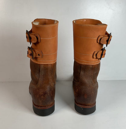 WWII Impression’s Double Buckle Tanker Boots 12 D World War II USA Made