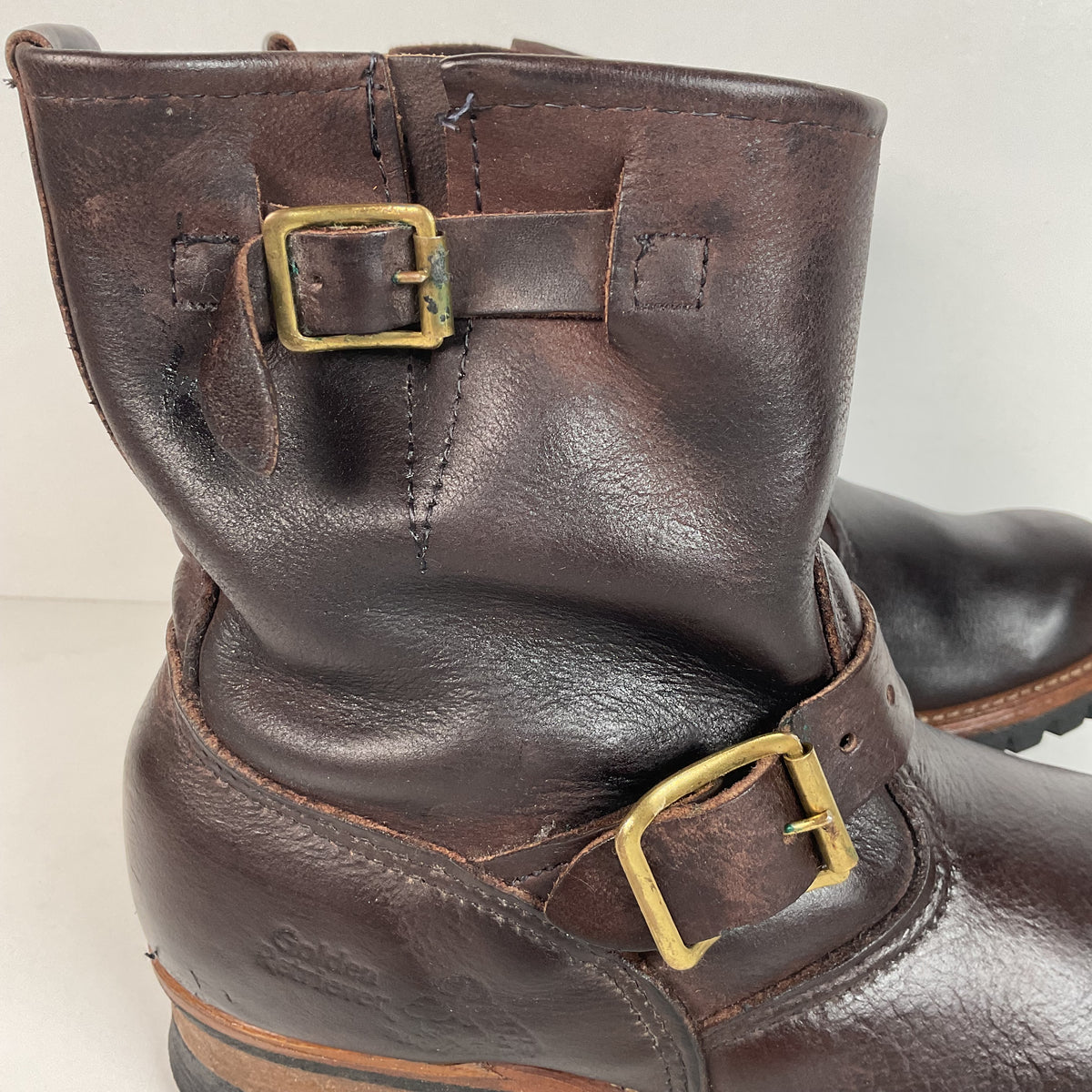 Abilene’s Golden Retriever Engineer Ankle Boots | USA Made | Women’s 9 M