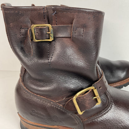 Abilene’s Golden Retriever Engineer Ankle Boots | USA Made | Women’s 9 M